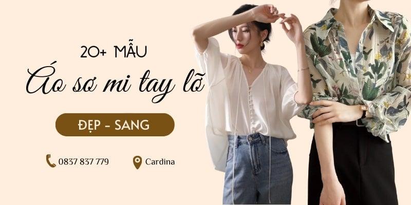 Áo sơ mi nữ tay lỡ form rộng