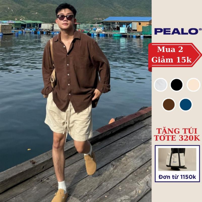 Áo sơ mi trung niên chất liệu linen