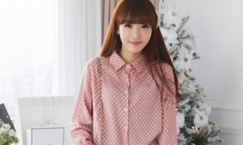 Chọn áo sơ mi nữ Hàn Quốc theo dáng người