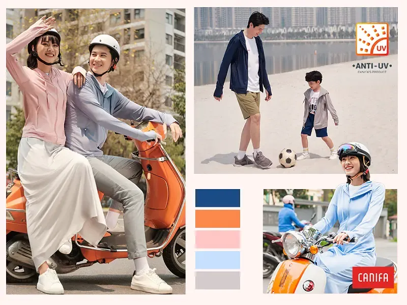 Áo chống nắng chất liệu cotton