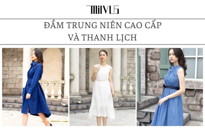 Áo kiểu A-line cho phụ nữ trung niên