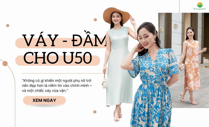 Áo kiểu trung niên u50 màu sắc pastel