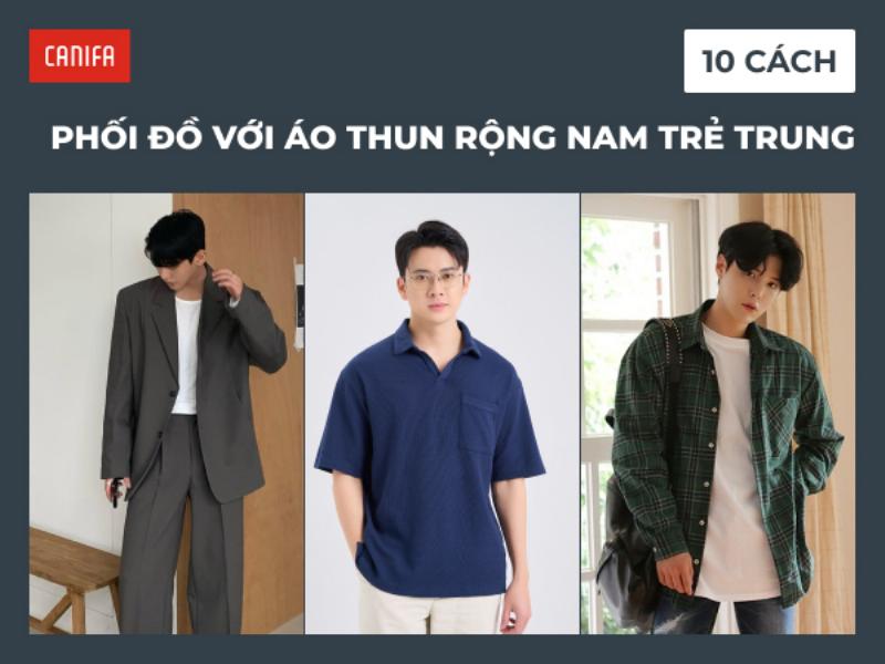 Một người mẫu nam đang mặc áo phông basic màu sáng, thể hiện phong cách thời trang nam mùa hè năng động và thoải mái.