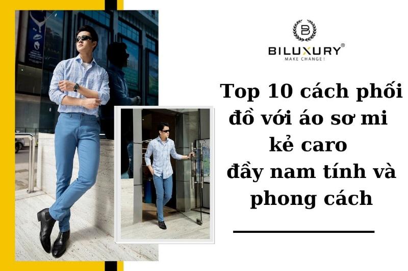 Hình ảnh minh họa áo sơ mi nam tay dài với các họa tiết phổ biến như kẻ sọc, caro