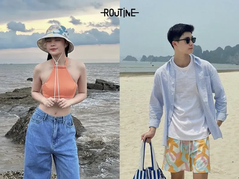 Bí quyết phối đồ đi biển