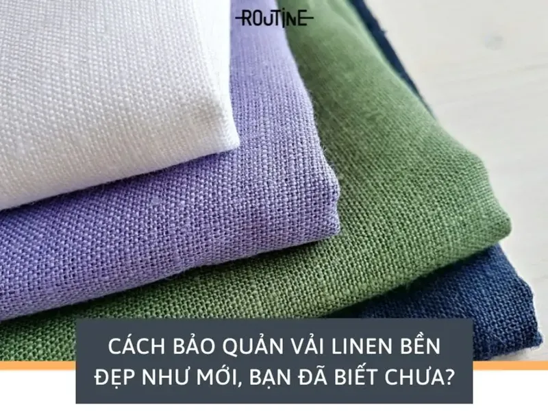 Cách bảo quản đầm linen