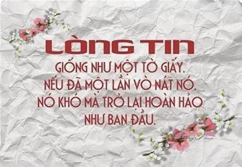 Giá trị của lời hứa