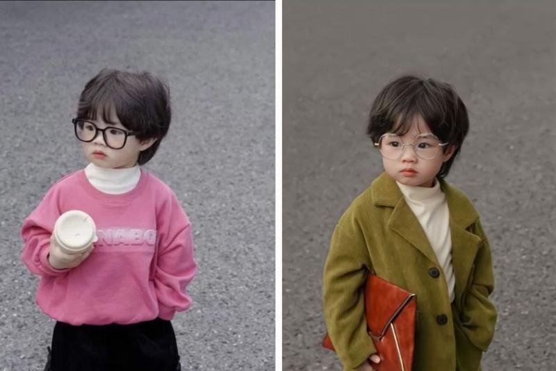 Kiểu tóc tém cho bé gái năng động, cá tính, chơi đùa ngoài trời