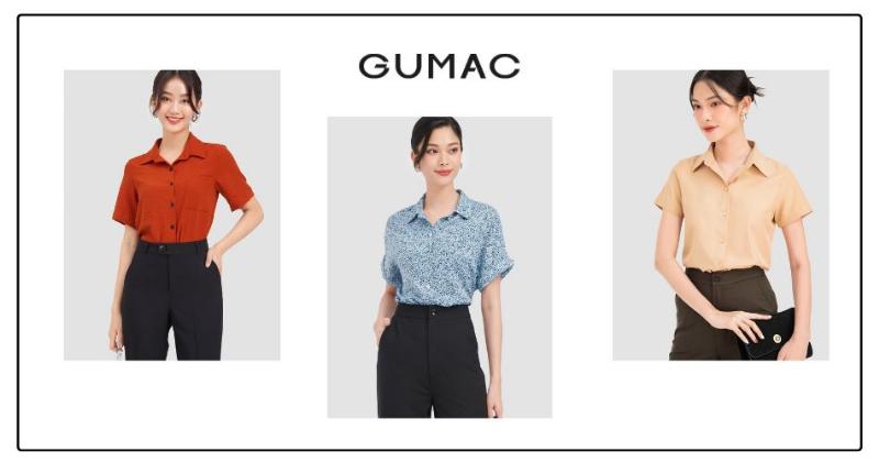 Mix Match Áo Sơ Mi Nữ Tay Ngắn