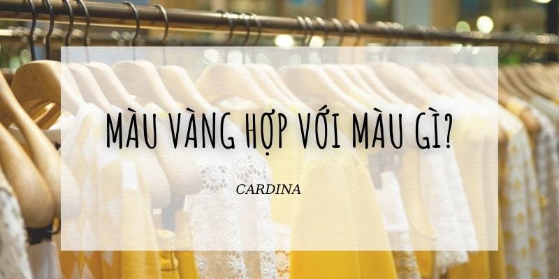 Phối các sắc thái của màu vàng