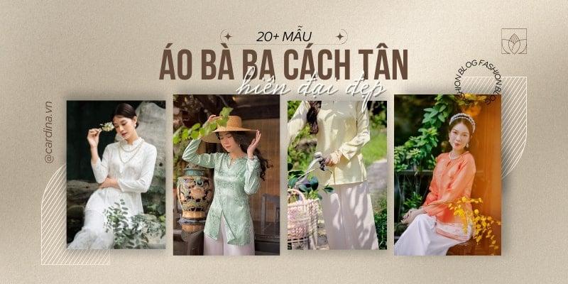 Phối đồ với áo bà ba hiện đại
