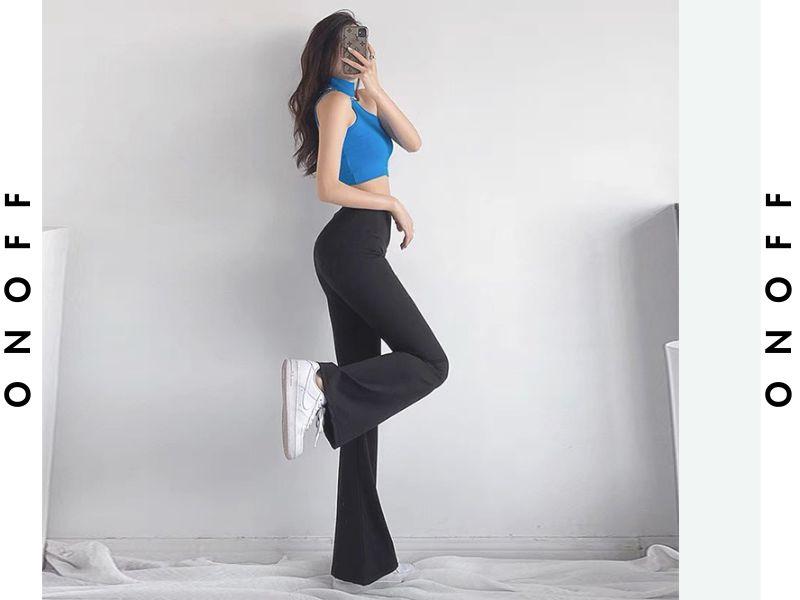 Quần Ống Loe Mặc Với Giày Cao Gót