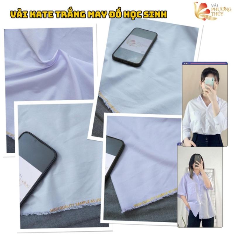 Vải Áo Dài Học Sinh Kate