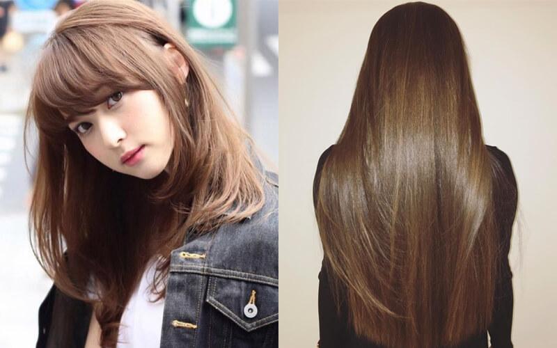 Hình ảnh một chàng trai trẻ với mái tóc nhuộm màu nâu hạt dẻ không cần tẩy, trông rất tự nhiên và khỏe khoắn